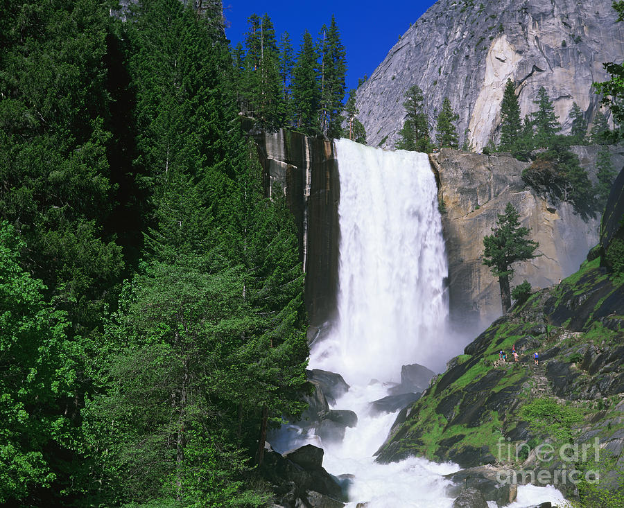Yosemite National Park Photograph - Vernal Falls by Dennis Flaherty