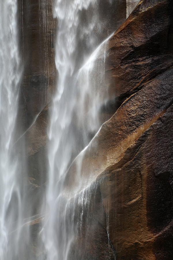 Vernal Falls Detail #1 Photograph by Bethany Dhunjisha