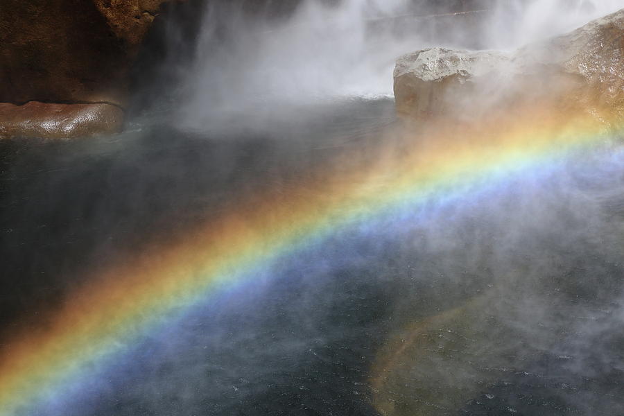 Vernal Falls Rainbow Photograph by Bethany Dhunjisha