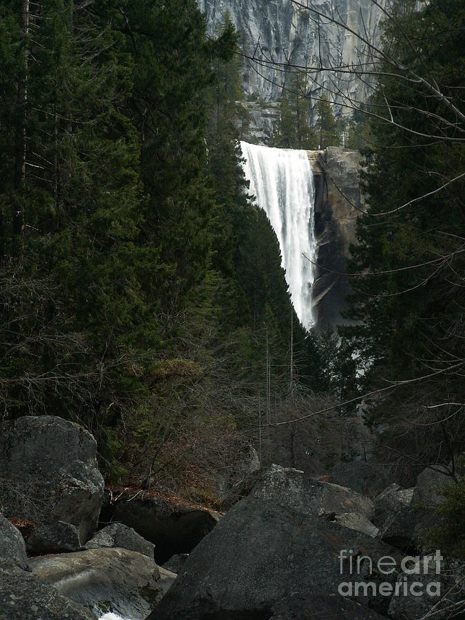 Vernal Falls Photograph by Richard Verkuyl