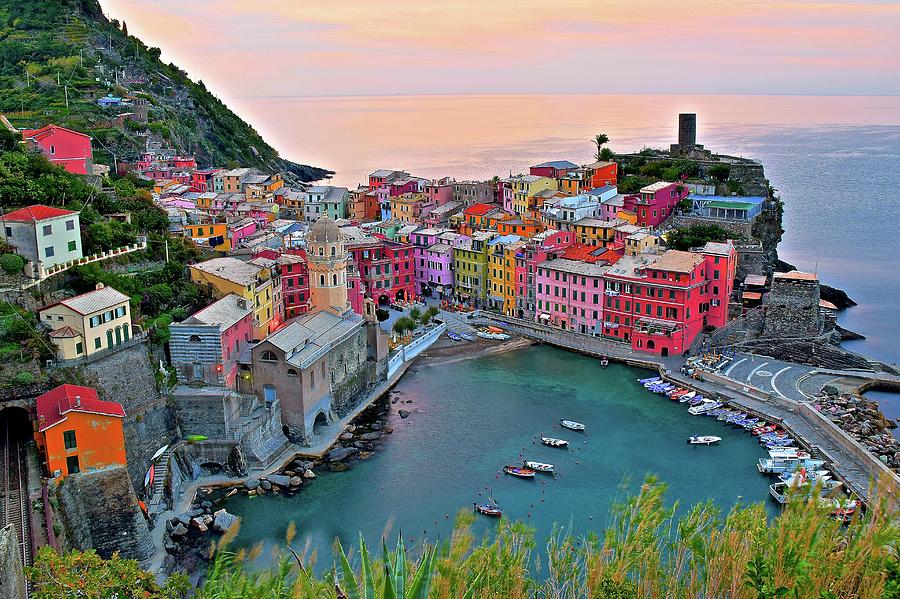 Vernazza Awakens Photograph by Frozen in Time Fine Art Photography