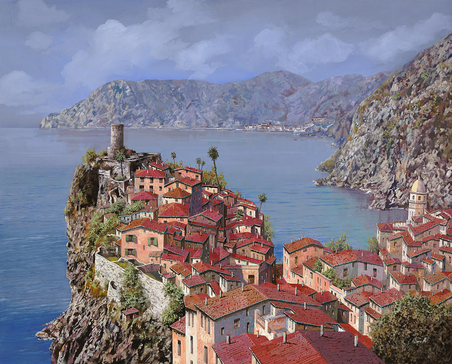 Nature Painting - Vernazza-Cinque Terre by Guido Borelli