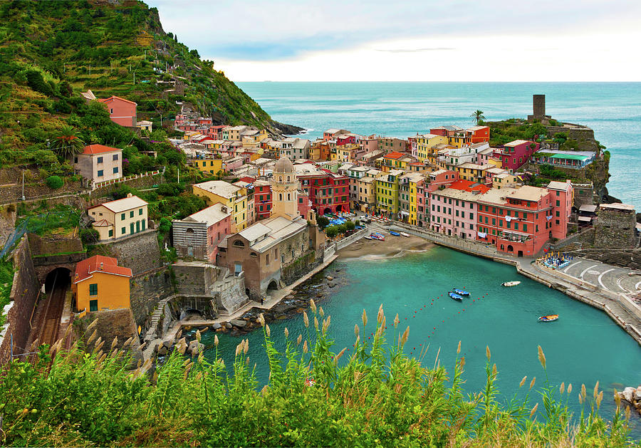 Vernazza - Cinque Terre, Italy Photograph by Denise Strahm