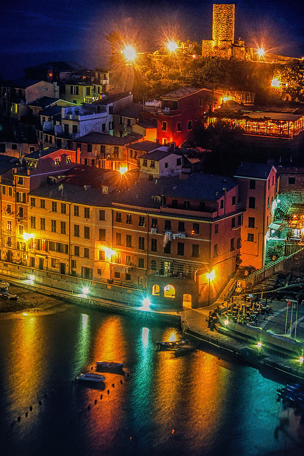 Vernazza Evening Photograph by Andrew Soundarajan