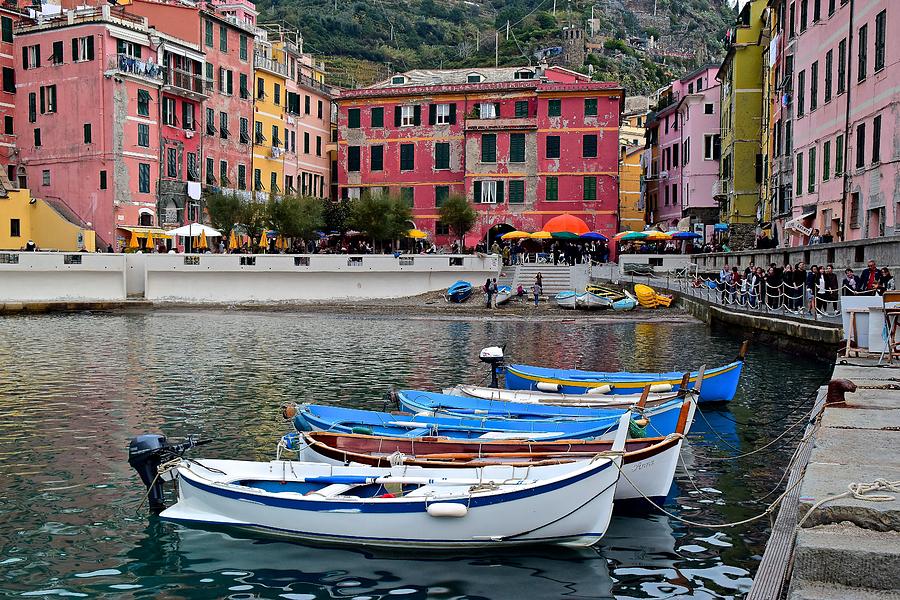 Vernazza Harbor Photograph by Frozen in Time Fine Art Photography