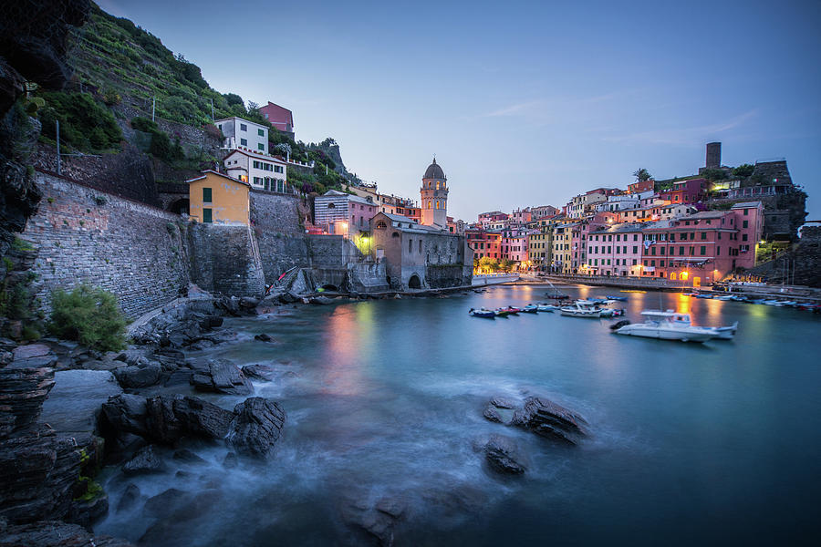 Architecture Photograph - Vernazza Sunrise by Peak Photography by Clint Easley