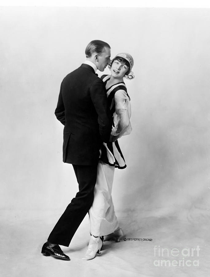 Vernon and Irene Castle 1913 Photograph by Sad Hill Bizarre Los