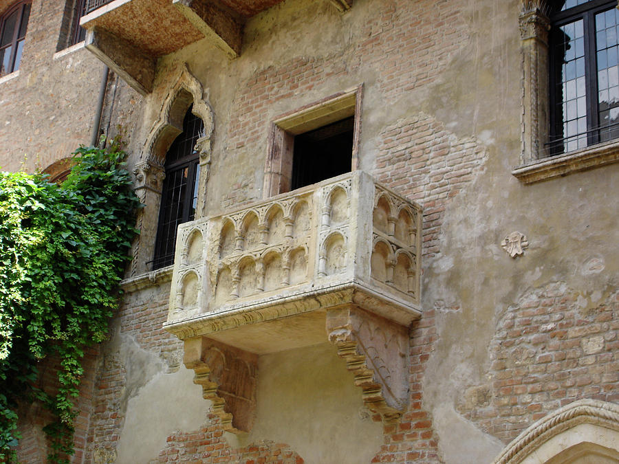 Verona Balcony Photograph by Chuck Stewart - Fine Art America