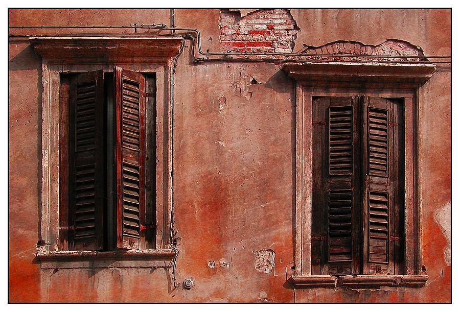 Verona Italy Window Shutters Photograph by Steve Snyder