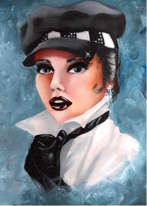 Portrait Painting - Veronica by Scarlett Royal Portrait Painting - Veronica by Scarlett Royal