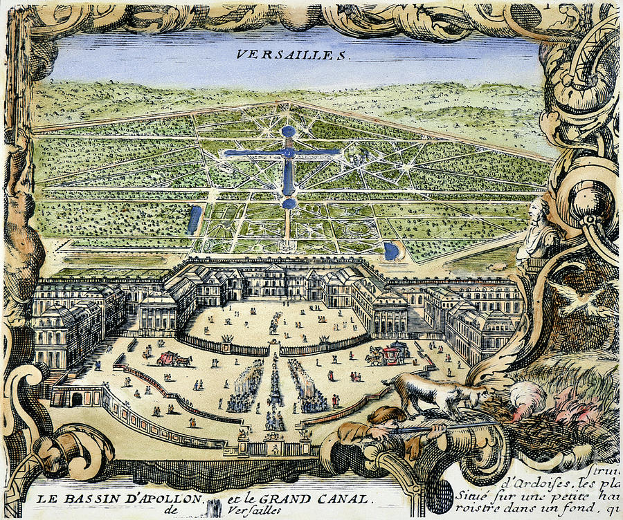 Versailles, 1766 Photograph by Granger