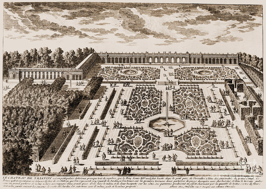 Versailles: Garden, 1685 Photograph by Granger