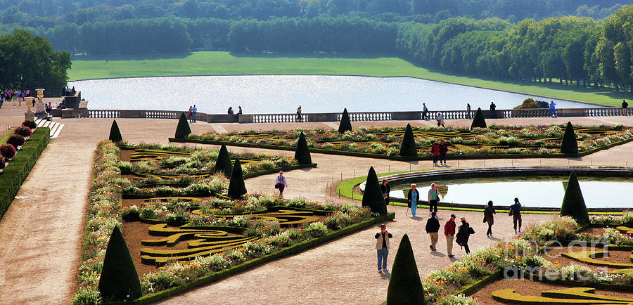 Versailles Palace Landscape  Photograph by Chuck Kuhn