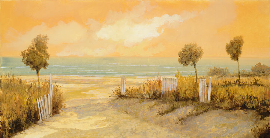 Verso La Spiaggia Painting by Guido Borelli