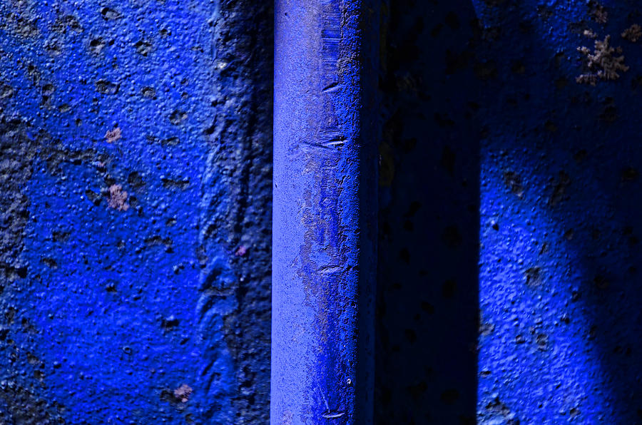 Vertical Blue Photograph by Tom Druin