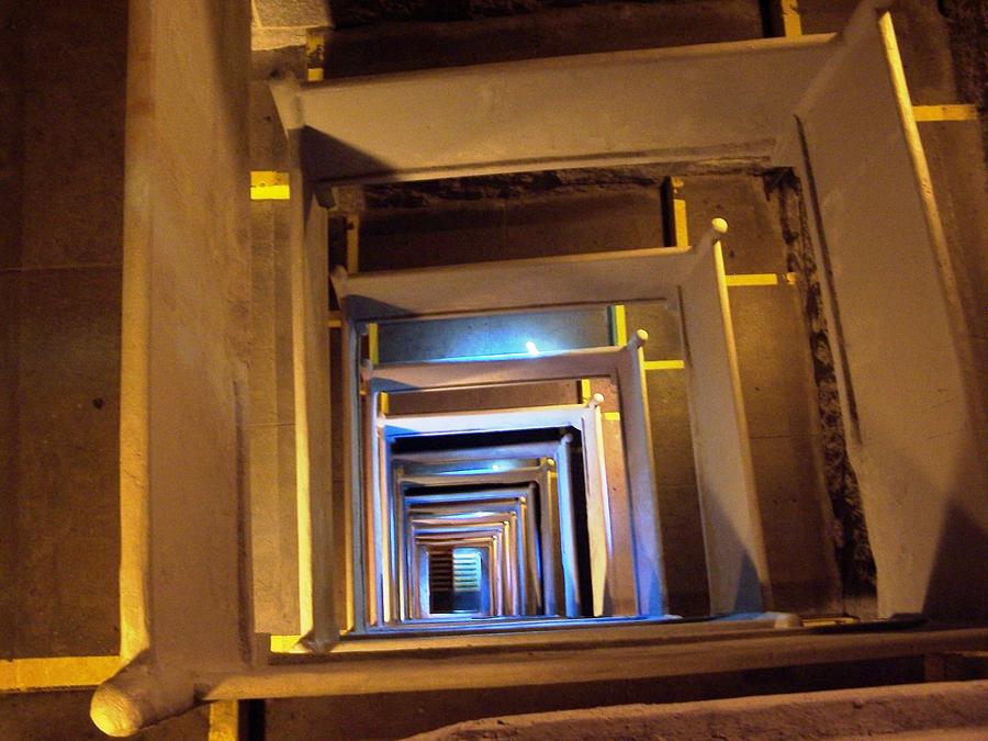 Stairwell Photograph - Vertigo by Lucia Vicari