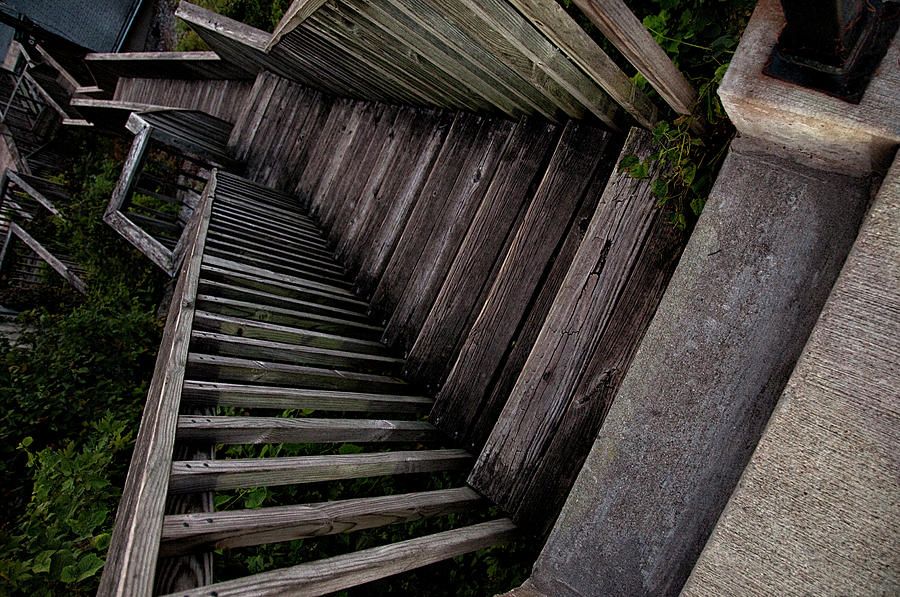 Vertigo - Stairs to the Unknown Photograph by Mitch Spence