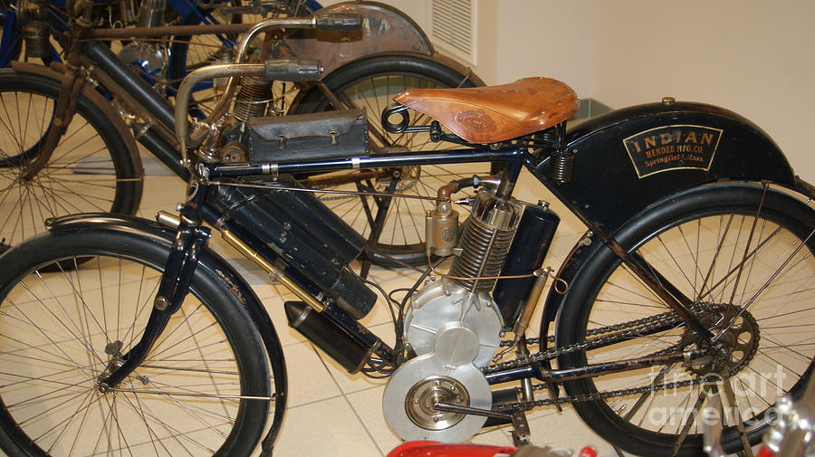 very early Indian Motorcycle # Photograph by Rob Luzier | Fine Art America