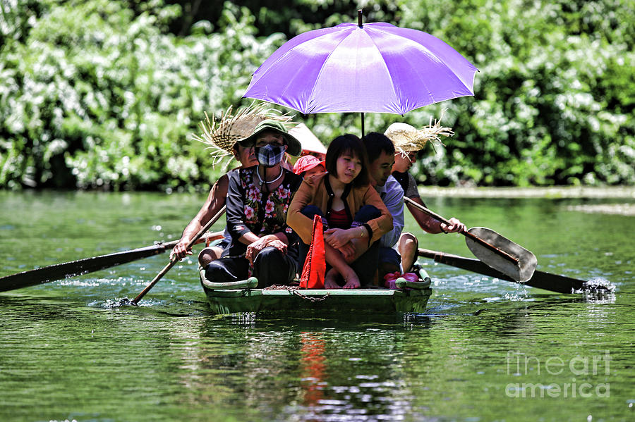 Very Hot Day at Tam Coc Vietnam  Photograph by Chuck Kuhn