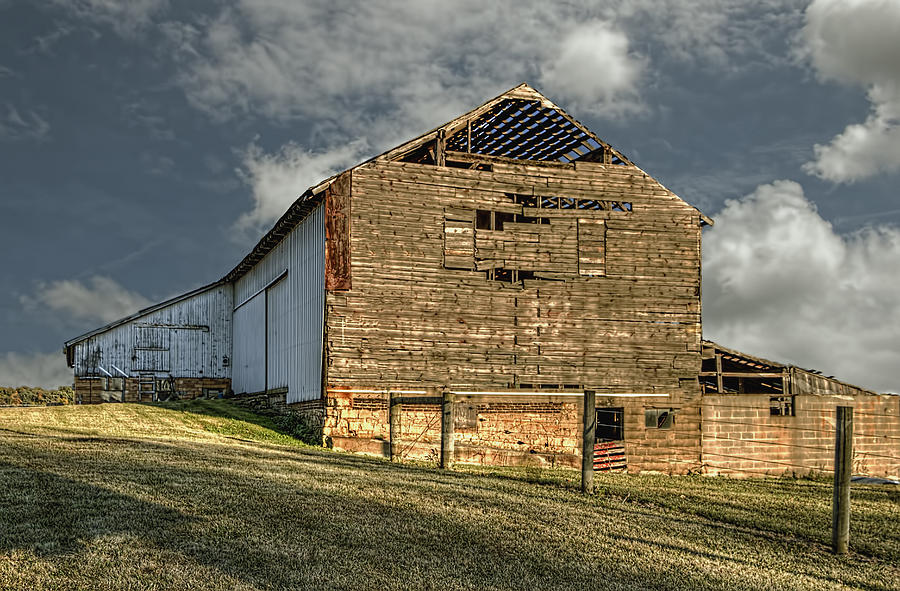 Very Old Barn in Late Afternoon Photograph by William Sturgell