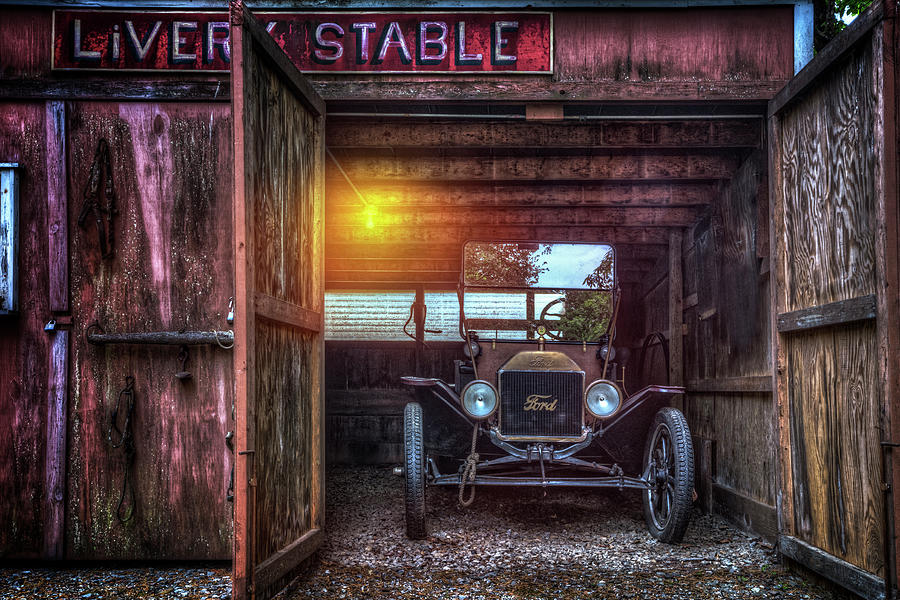 Very Old Ford Photograph by Debra and Dave Vanderlaan