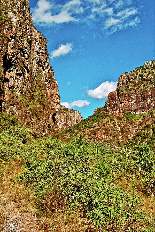 Very Steep Cliffs from the Train in Sinaloa, Mexico Photograph by Ruth Hager