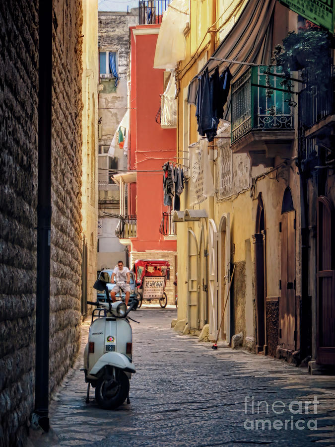 Vespa in Bari.Italy Photograph by Jennie Breeze