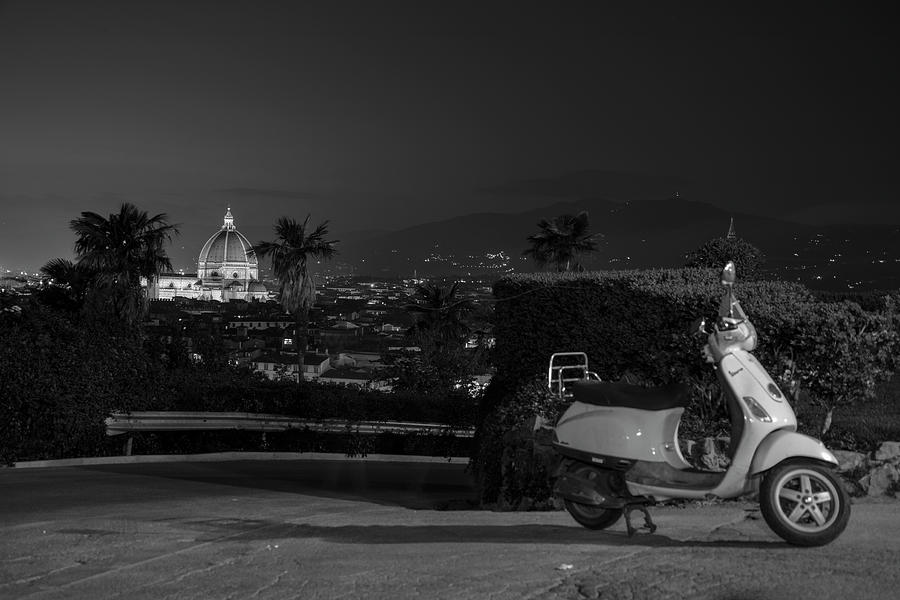 Vespa in Florence Italy  Photograph by John McGraw