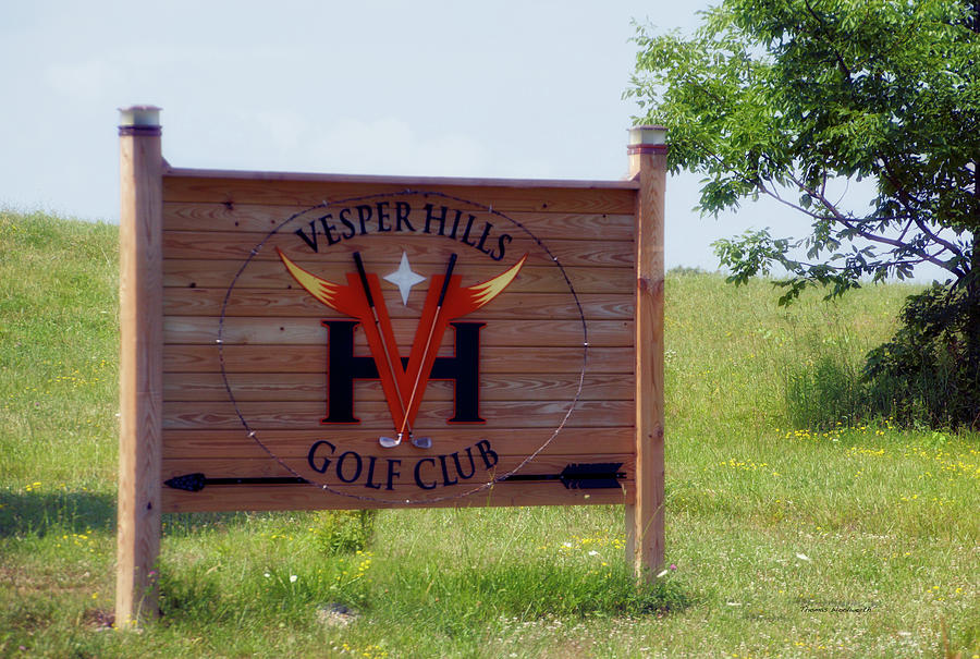 Vesper Hills Golf Club Tully New York Signage Photograph by Thomas