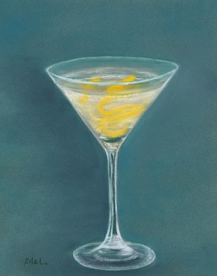 Vesper Martini Painting by Anastasiya Malakhova