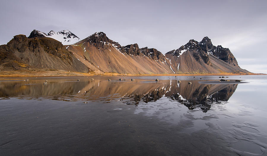 Vestrahorn mountain in Stokksnes Iceland Photograph by Michalakis Ppalis