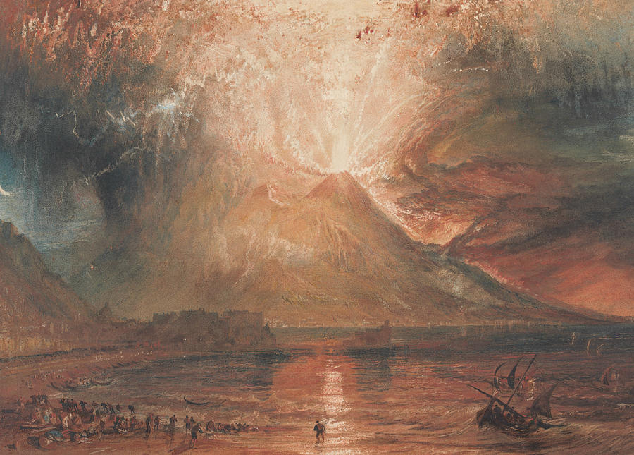 Vesuvius in Eruption Painting by Joseph Mallord William Turner