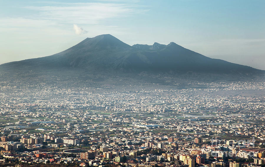 Vesuvius Volcano In Naples Italy Photograph by Antonio Gravante