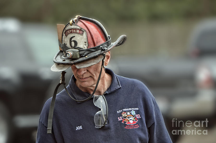 Veteran Fire Fighter Photograph by Jim Fitzpatrick