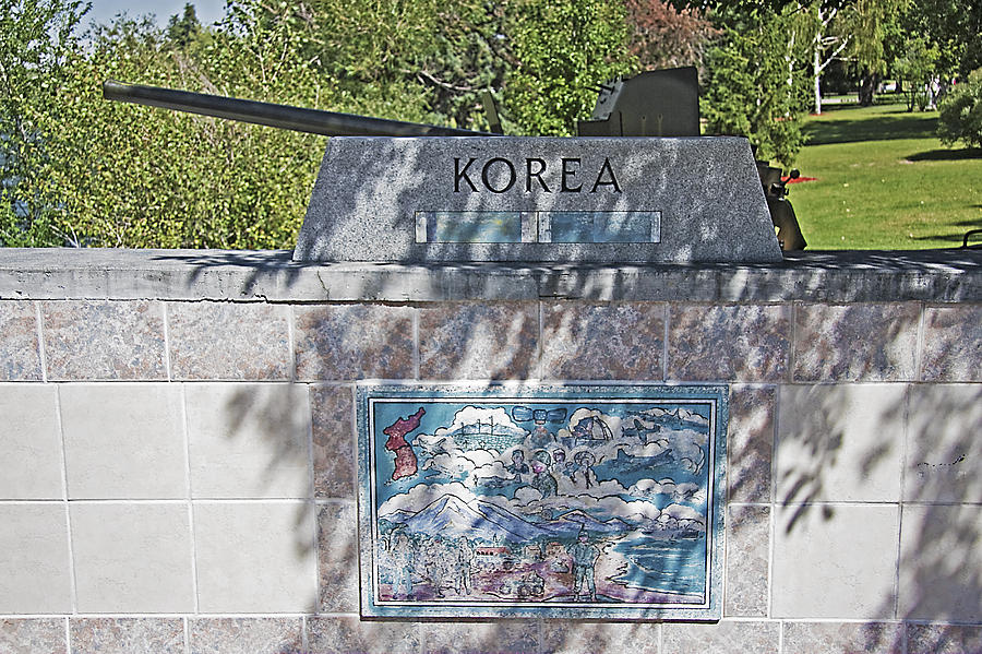 Veteran Memorial - Korean War Photograph By Steve Ohlsen