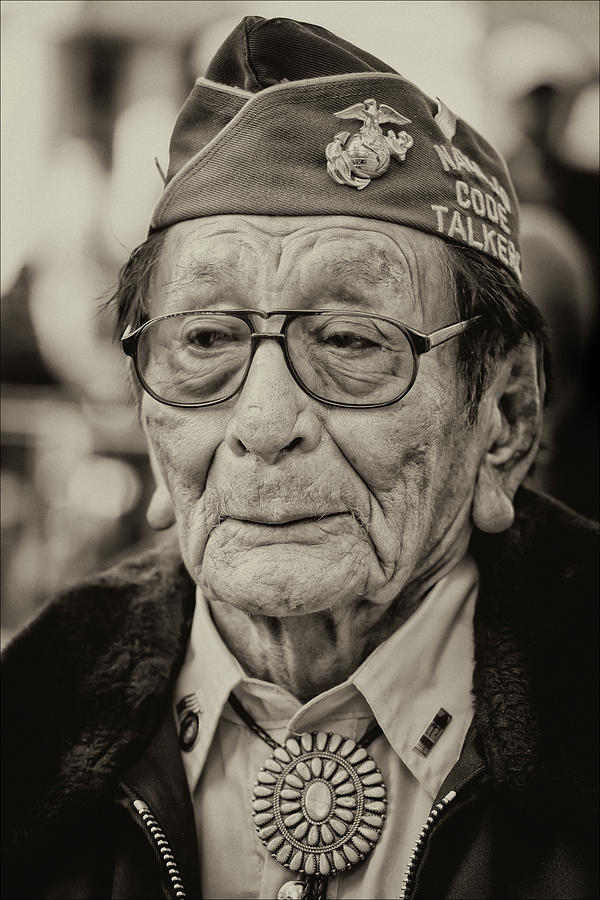 Veterans Day NYC 11 11 11 Navajo Code Talker Samuel Tom Holiday Photograph by Robert Ullmann