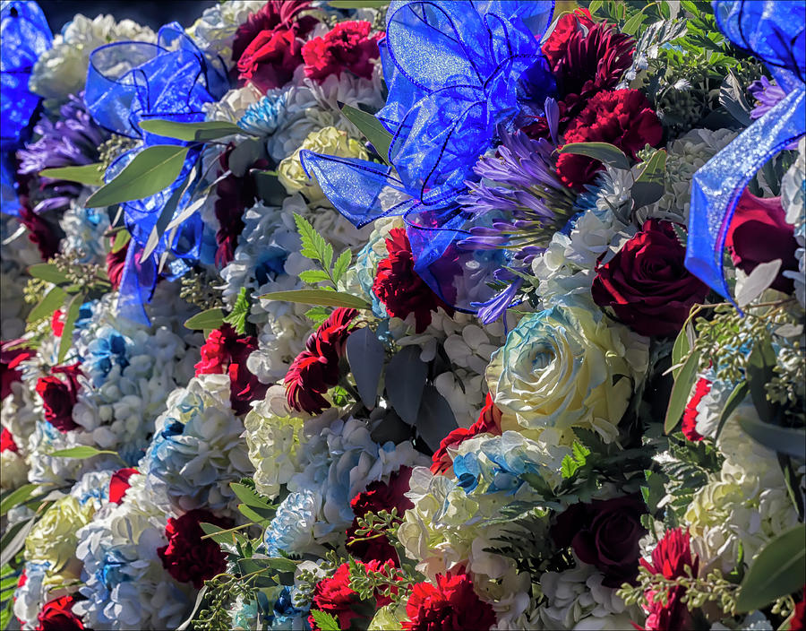 Veterans Day NYC 11_11_16 memorial wreathes Photograph by Robert Ullmann