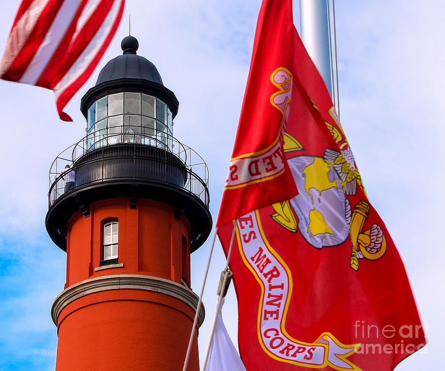 Veterans Memorial Ponce De Leon Inlet Lighthouse Photograph by Rene Triay FineArt Photos
