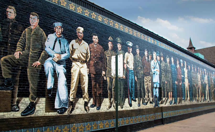 Veterans Mural #9 Photograph by Deborah Klubertanz