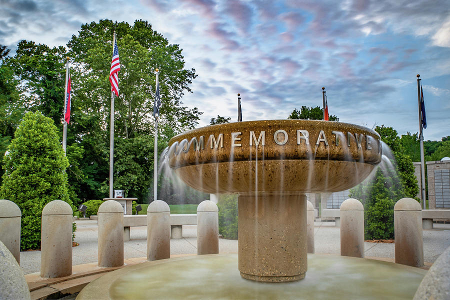 Veterans Wall of Honor Memorial Bella Vista Arkansas Photograph by