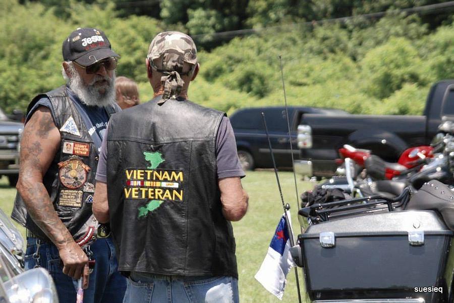 Bikers Photograph - Vets by Sue Rosen