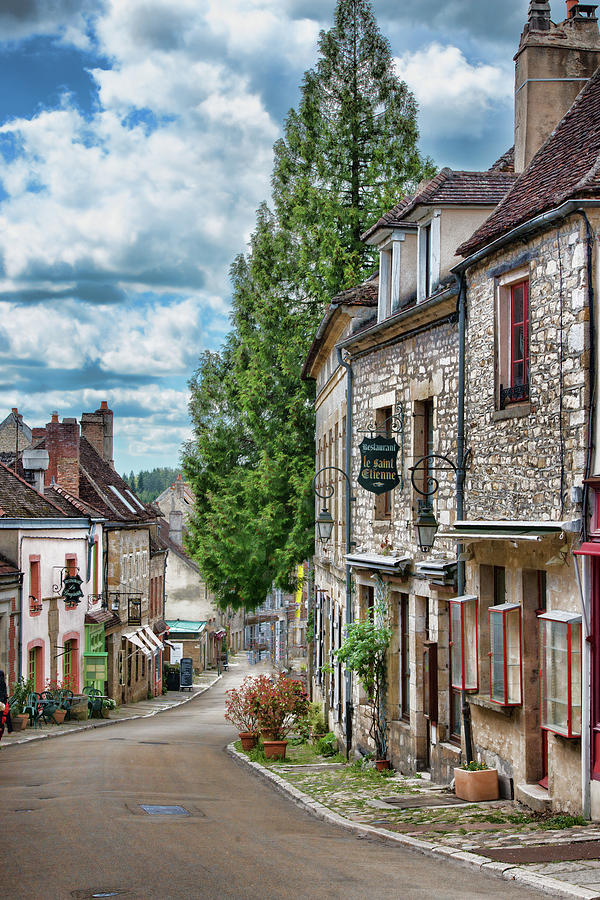 Vezelay, France, Rue St. Etienne Photograph by Curt Rush