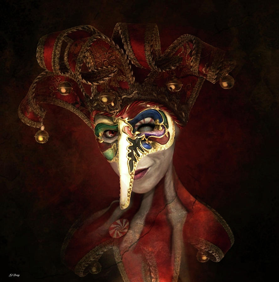 Masquerade Mask Mixed Media by Gayle Berry - Fine Art America