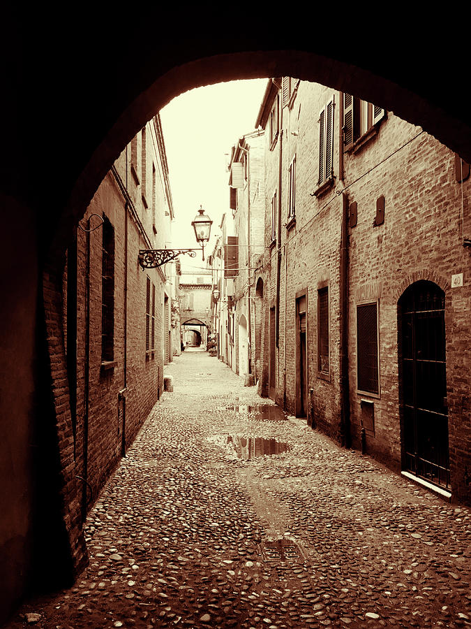 Via delle Volte. Ferrara Photograph by Marina Usmanskaya