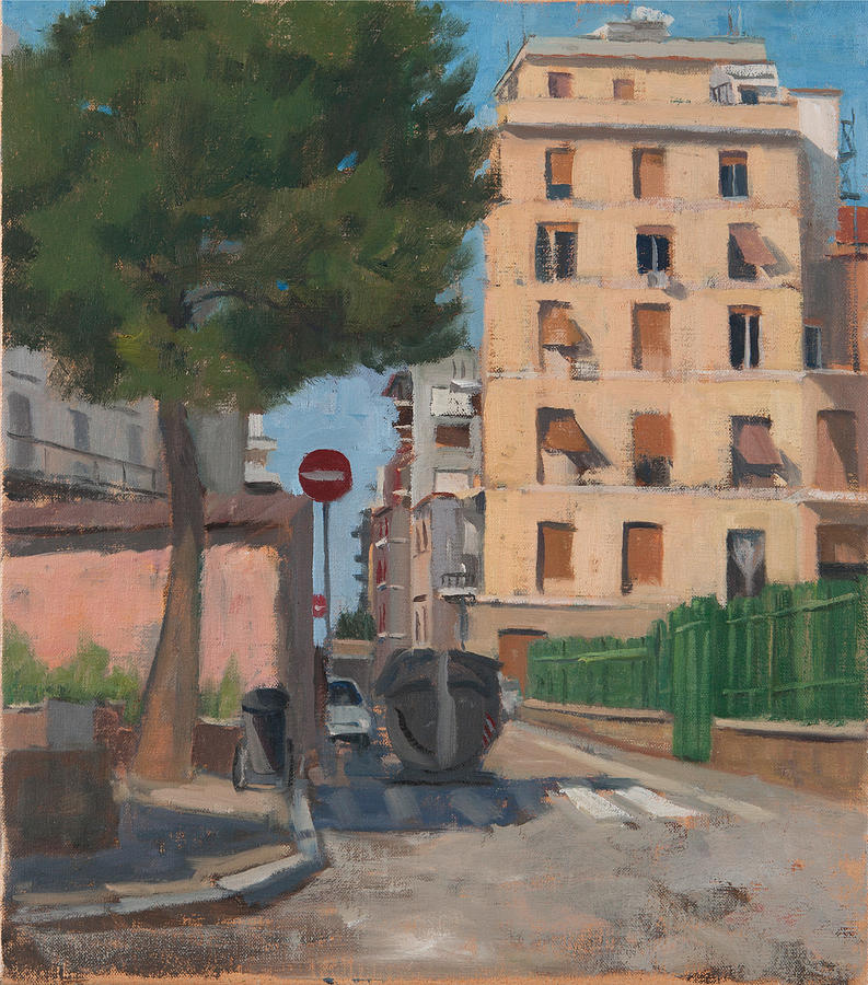 Impressionism Painting - Via Ettore Giovenale Rome by Kelly Medford