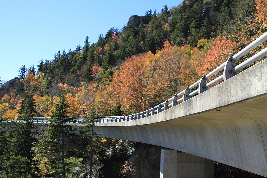 Viaduct Around Grandfather Mountain Photograph by Karen Ruhl