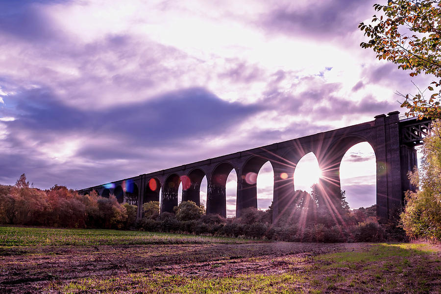 Viaduct on river Don near Conisbrough Photograph by Robert Chlopas ...