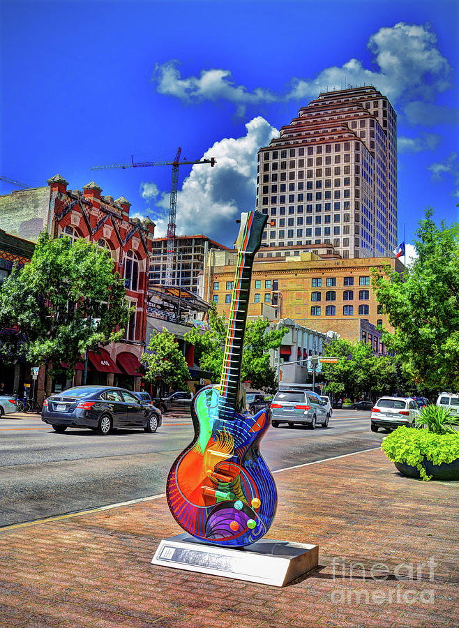 Vibrancy Guitar Photograph by Savannah Gibbs