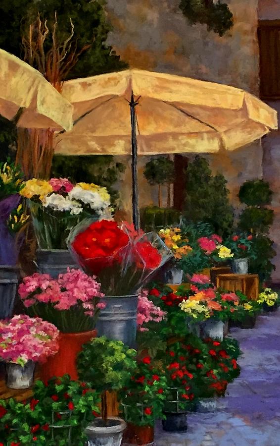 Vibrant Blooms Pastel by Candice Ferguson