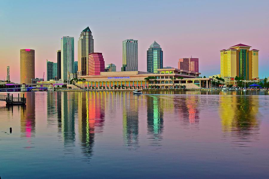 Tampa Photograph - Vibrant Colors of Tampa by Frozen in Time Fine Art Photography